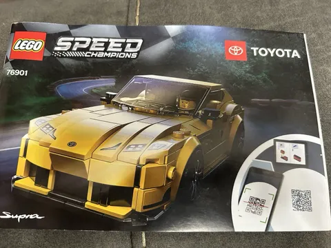 Lego Instruction Book 76901 Speed Champions Toyota Yellow GR Supra Book Only