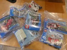 LEGO CITY bundle 7286 prisoner transport, 60007 High Speed Chase, police fire ++