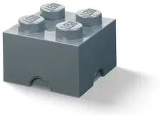 LEGO Storage Products: 40030654 4-Stud Brick Dark Stone Grey NEW