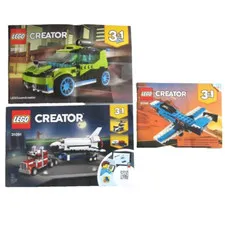 3 LEGO Creator 3 in 1 #31074 #31091 #31099 Instruction Booklets Manual Only