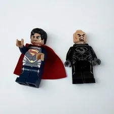 Lego Superman & General Zod Minifigures DC Man of Steel Lot