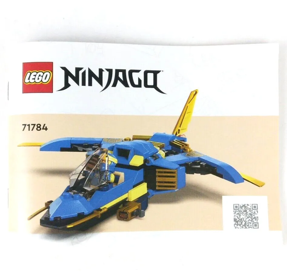 LEGO® NINJAGO Instruction Manual for Jay's Lightning Jet EVO 71784-1 Book