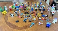 Lot 50+ LEGO Minifigures Santa, Minecraft, Friends, pets, scooter, Accessories