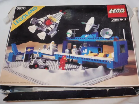 Vintage Legoland Lego 6970 Space Classic Beta-1 Command Base *INCOMPLETE*