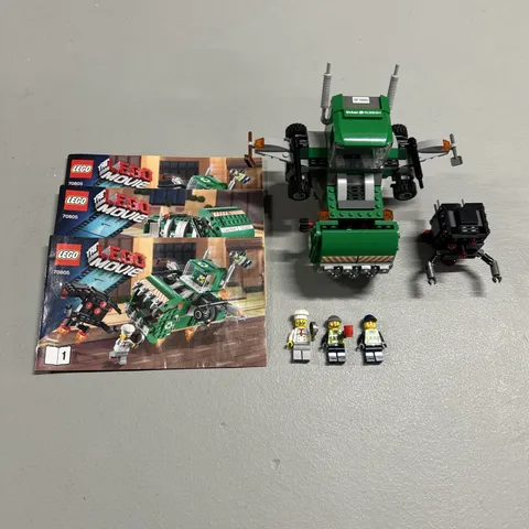 LEGO (70805) The LEGO Movie: Trash CHOMPER 100% Complete With Instructions!