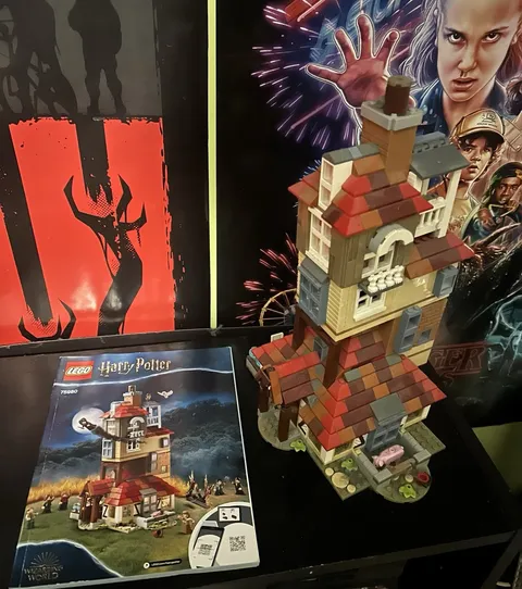 Lego Harry Potter 75980 Attack On The Burrow BUILDING & MANUAL ONLY READ DESC