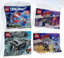 LEGO Polybag Lot 30528 30460 30698 30342 Rex Dangervest Speed Champions Dreamzzz
