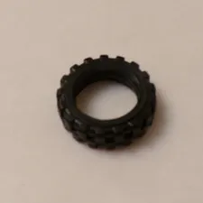 Lego x1 Black 21x6mm Motorcycle Tire, 50861 (028-301)