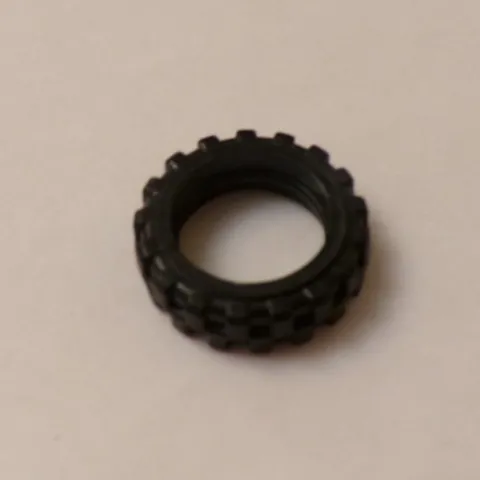 Lego x1 Black 21x6mm Motorcycle Tire, 50861 (028-301)
