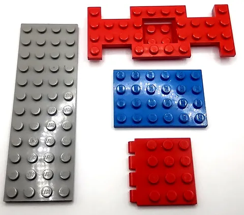 Lego Replacement Parts Baseplate 4x12 Vehicle Chassis Base 4x10 Lego 4x4 Hatch