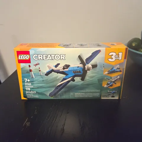 LEGO Creator 3 in 1 Aircraft Race Plane 31160 New Building Set Toy Gift Sealed