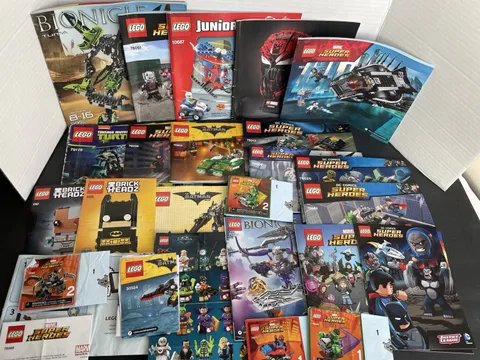 Various LEGO Instruction Manual/Booklets Marvel Superheroes Bionicle TMNT Batman