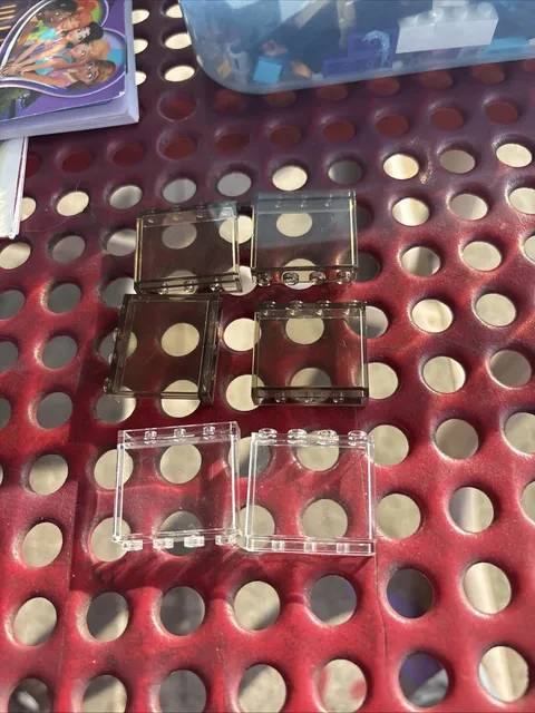 Lot Of Six Lego Transparent Windows