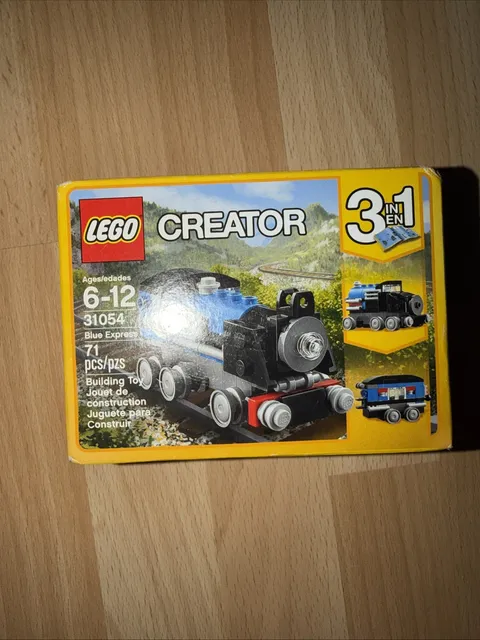 LEGO CREATOR: Blue Express (31054) 3 In 1 71 Pcs 2017 Retired New Factory Sealed