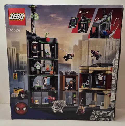 LEGO 76324 Marvel Spider-Man vs Oscorp. Incomplete. See Details Below 