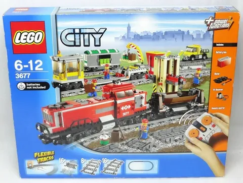 LEGO City RC Train Red Cargo Train 3677 In 2011 New Retired