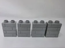 Lego Gray Blocks Lot of 4