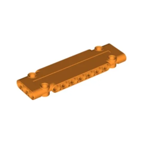 Lego Technic Bricks 8x Bright Orange 3x11 Studless Flat Panel 6102612 15458 NEW