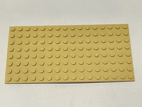 Lego 92438 Baseplate Beige Replacement Add-on Piece Part