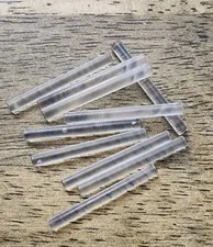 LEGO Trans-Clear Bar 4L (Lightsaber Blade / Wand) QTY 10. Part No. 30374