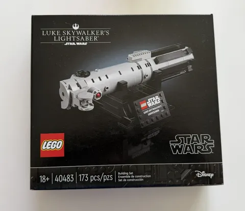 LEGO Star Wars Luke Skywalker’s Lightsaber 40483 173 pcs 18+ Box NEW SEALED