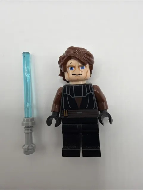 LEGO Anakin Skywalker Minifigure Star Wars Clone Wars 7675 8098 9515 7680 sw0183