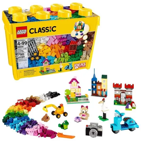 LEGO Classic Large Creative Brick Box 10698 Building Set Kids Toy 790pc
