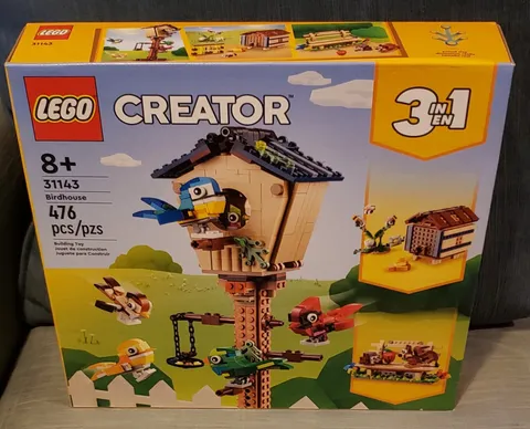 Lego 31143: Creator 3 in 1 Birdhouse ~ New & Unopened ~ Retired!