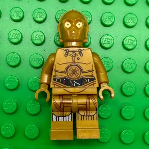 LEGO Star Wars C-3PO Minifigure Pearl Gold Protocol Droid sw0700 Excellent