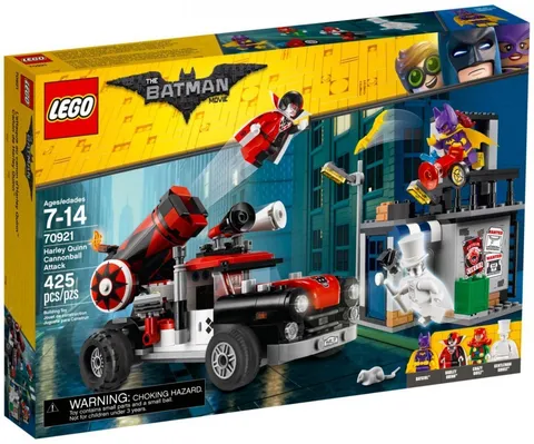 LEGO BATMAN MOVIE 70921 - HARLEY QUINN CANNONBALL ATTACK