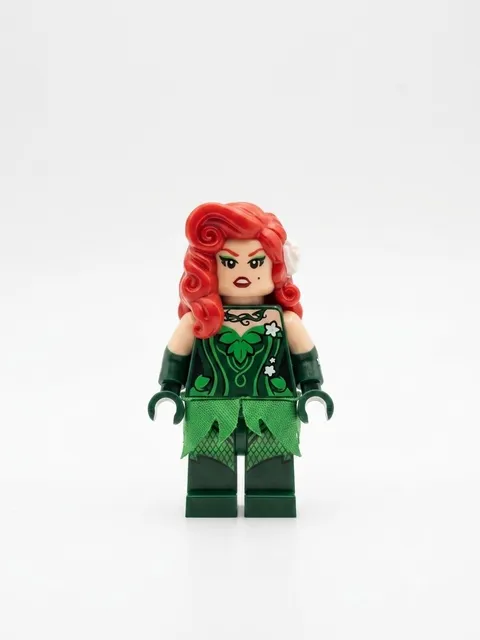 ​LEGO Poison Ivy Minifigure with Cloth Skirt sh0327 Batman Movie 2017 