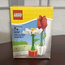 New! Lego 40187 Flower Display Set - Retired