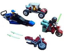 GENUINE LEGO MOTORCYCLE CAR BOAT VEHICLE  MINIFIGURE MOC LOT