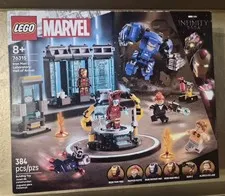 LEGO #76315 MARVEL IRON MAN'S LABORATORY: HALL OF ARMOR 385 PIECES NIB 