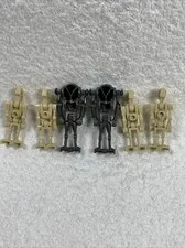 Lego Star Wars Droid Minifigures Lot of 6  Tan Gray Super Battle Droid Mint Rare
