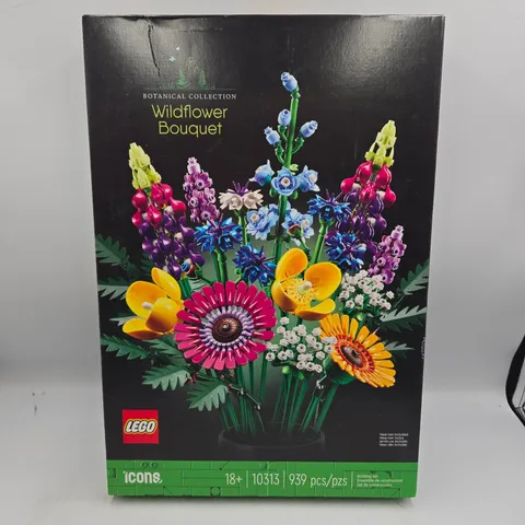 LEGO Wildflower Bouquet 10313 Icons Botanical Collection 939 Pieces 18+ Box