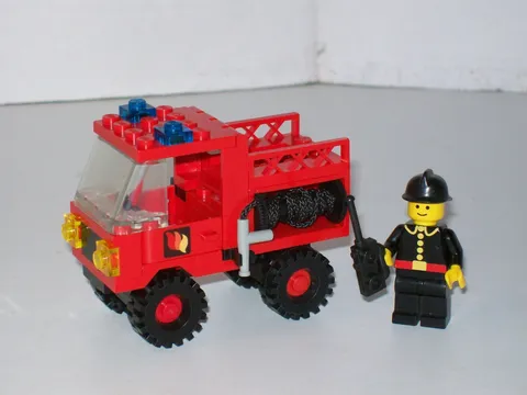 Lego 6650 Classic Town FIRE AND RESCUE VAN Fire Truck Complete w/Instructions