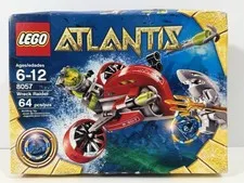LEGO Atlantis 8057 -Wreck Raider - 64 Piece RETIRED NIB Set from 2009