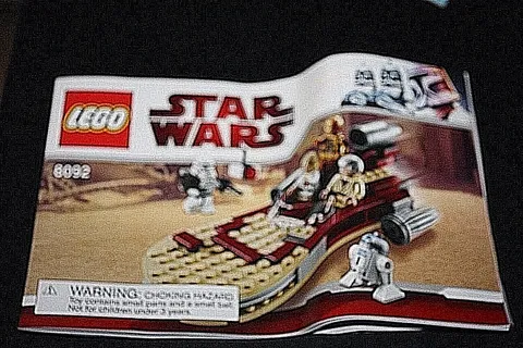 Lego Instruction Book Star Wars 8092 Replacement Manual One Book --FFX =