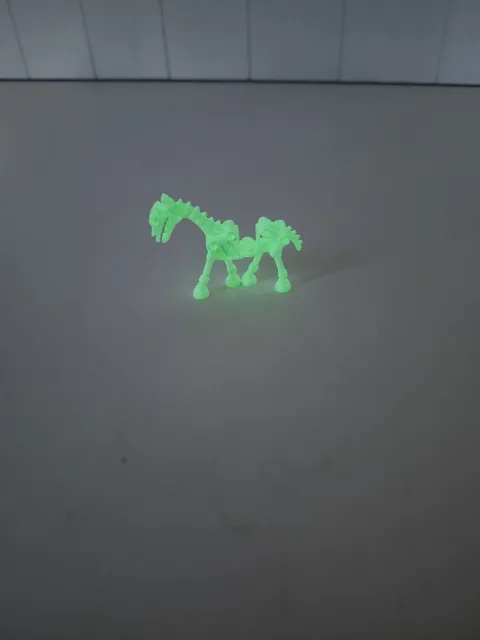 LEGO Glow In The Dark Skeleton Horse Minifigure 9462 Fantasy Castle