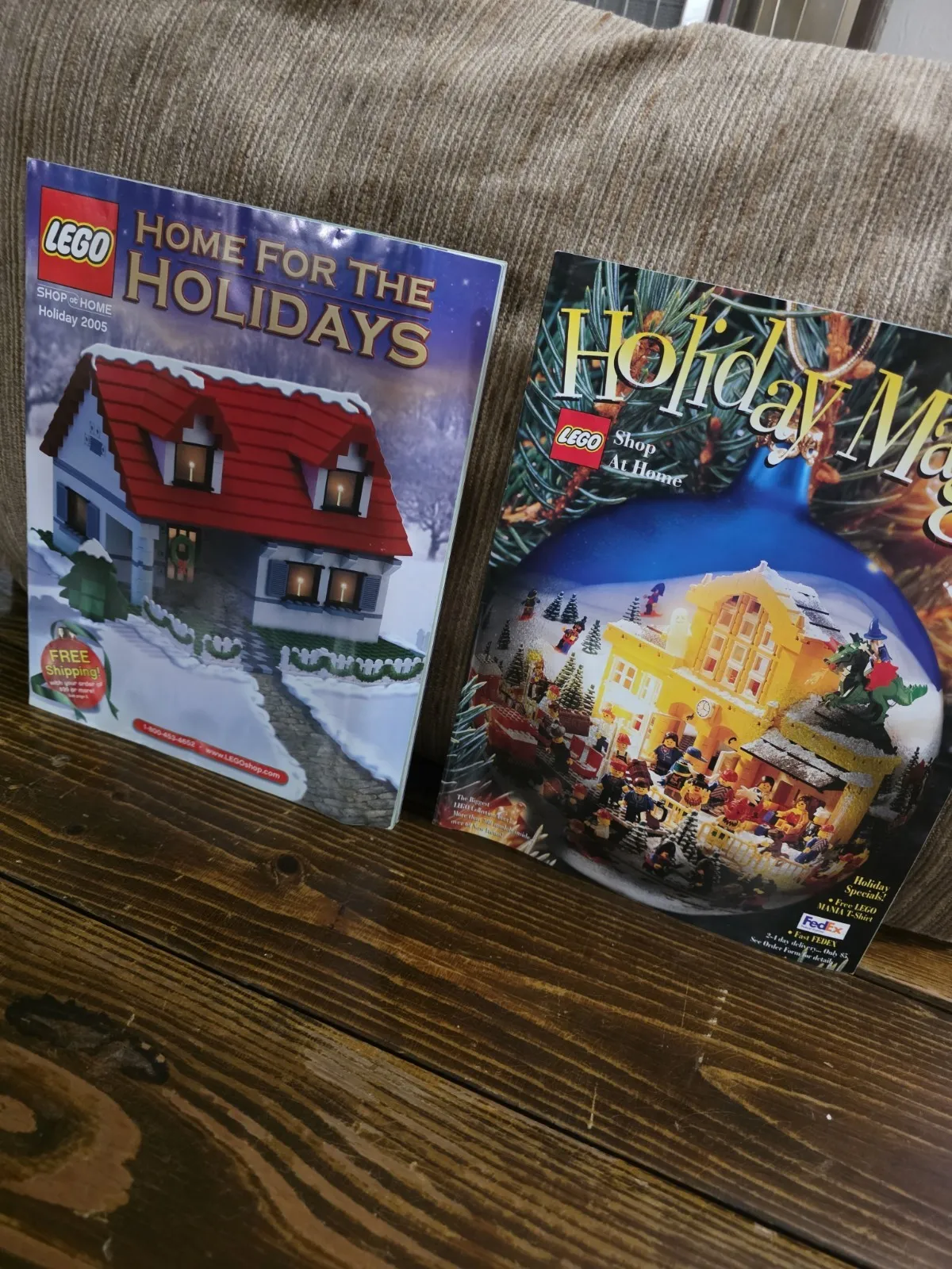 1994 LEGO  HOLIDAY MAGIC Catalog & 2005 Home For The Holidays Lot