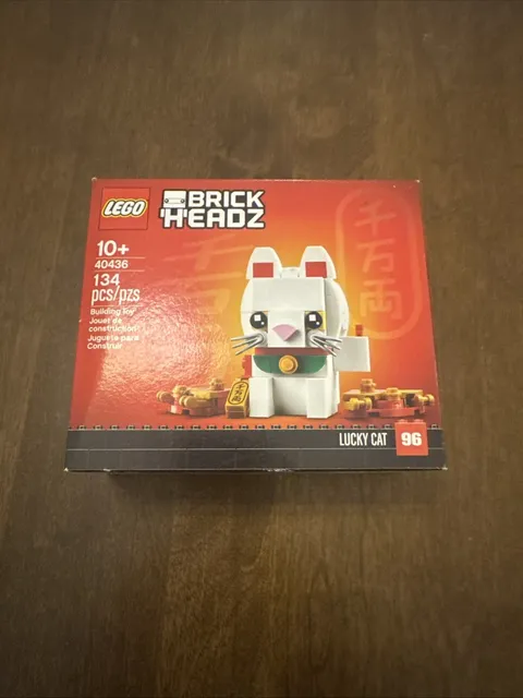 Lego BrickHeadz 40436 Lucky Cat Retired Set Brand New In Sealed Box