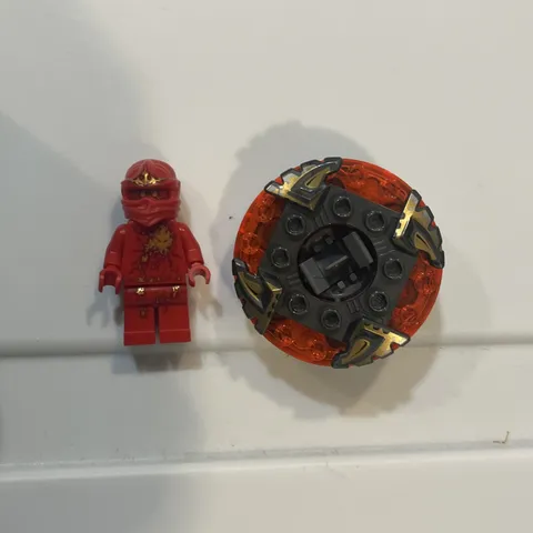 LEGO Ninjago NRG KAI Minifigure WITH SPINNER SUPER RARE NJO0055 (9591) MINT 