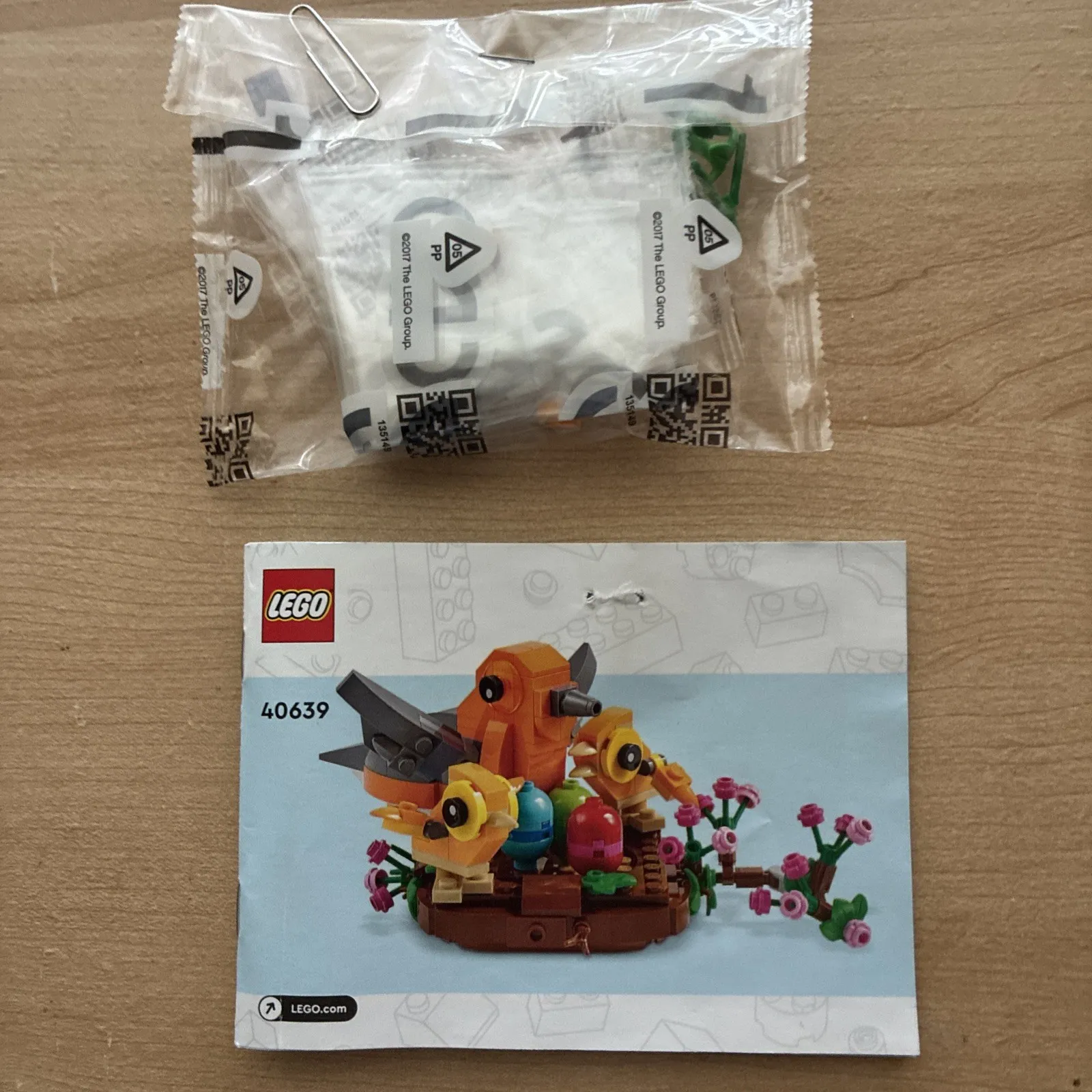 LEGO Bird's Nest (Set 40639) Manual+Additional parts