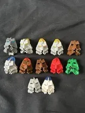 Lot of 12 LEGO Bionicle Hero Factory Head Pieces Parts Accessories