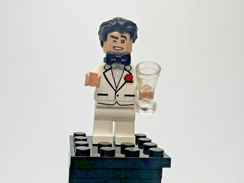 LEGO DC Super Heroes Minifigure - Bruce Wayne White Tuxedo - SH0308