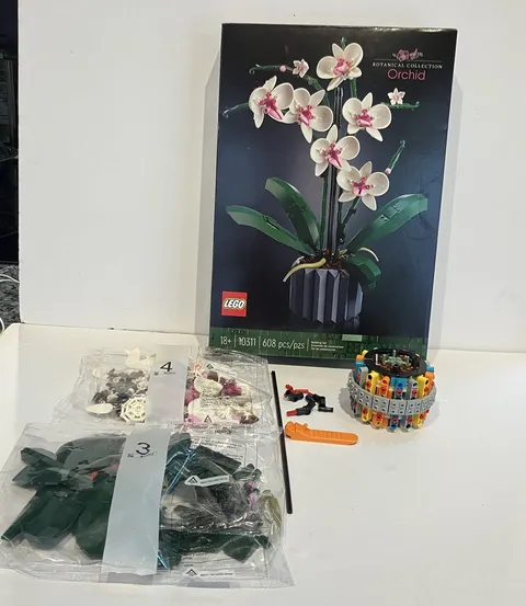 Lego Botanical Orchid / # 10311  Incomplete for PARTS ONLY..NO BOX