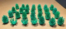 Lego Plant 6064 green Prickly Bush 2 x 2 x 4 Lot Of 28