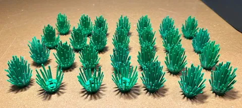 Lego Plant 6064 green Prickly Bush 2 x 2 x 4 Lot Of 28