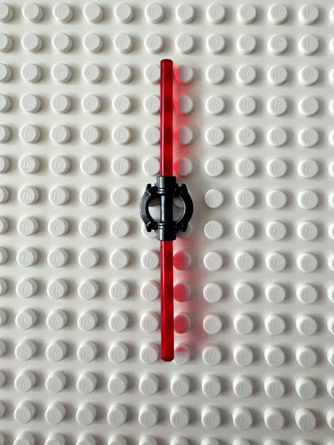 LEGO Minifigure, Weapon Lightsaber Hilt Straight with Ring 18673 Pearl Dark Gray